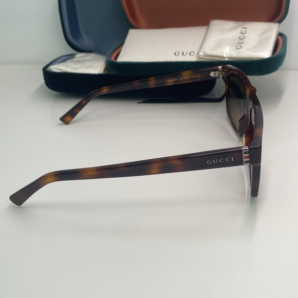 New Authentic Gucci GG0450S 003 57 Men's Sunglasses - Picture 8 of 14
